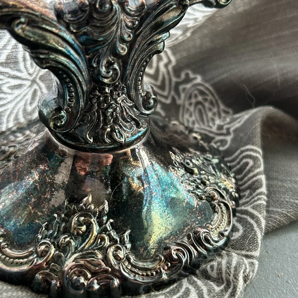 Elegant Silver Vanity Mirror